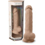 Dildo vibrante in silicone con testicoli super realistico con telecomando stimolatore anale vaginale silexd