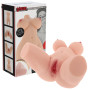 Masturbatore realistico busto femminile con ano e vagina penetrabile sextoys per lui