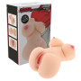 Masturbatore realistico per pene busto femminile con vagina e ano penetrabile sextoys maschile