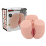 Masturbatore con vagina e ano vibrante stimolatore maschile multiprogramma