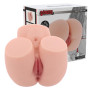 Masturbatore con vagina e ano vibrante stimolatore maschile multiprogramma