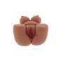 Masturbatore maschile stimolatore pene busto femminile xxl con vagina e ano penetrabili