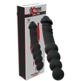 Dildo anale doppio in silicone fallo vibrante stimolatore anale per lei ricaricabile