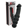 Dildo anale doppio in silicone fallo vibrante stimolatore anale per lei ricaricabile