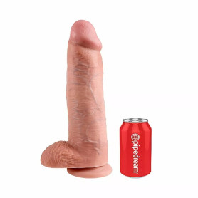 fallo dildo maxi realistico con ventosa king cock 12 chiaro