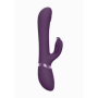 Vibratore rabbit in silicone con 4 testine stimolatore clitoride vaginale waterproof ricaricabile usb