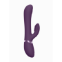 Vibratore rabbit in silicone con 4 testine stimolatore clitoride vaginale waterproof ricaricabile usb