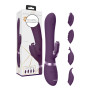 Vibratore rabbit in silicone con 4 testine stimolatore clitoride vaginale waterproof ricaricabile usb