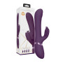 Vibratore rabbit in silicone con 4 testine stimolatore clitoride vaginale waterproof ricaricabile usb