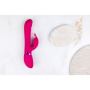 Vibratore rabbit stimolatore clitoride in silicone dildo per lei ricaricabile con 4 testine incluse