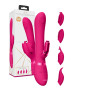 Vibratore rabbit stimolatore clitoride in silicone dildo per lei ricaricabile con 4 testine incluse