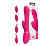 Vibratore rabbit stimolatore clitoride in silicone dildo per lei ricaricabile con 4 testine incluse