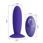 Vibratore anale in silicone con ventosa stimolatore anale con telecomando sextoys per lei