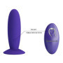 Vibratore anale in silicone con ventosa stimolatore anale con telecomando sextoys per lei