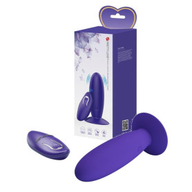 Vibratore anale in silicone con ventosa stimolatore anale con telecomando sextoys per lei