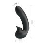 Vibratore doppio stimolatore clitoride vaginale indossabile in silicone ricaricabile