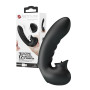 Vibratore doppio stimolatore clitoride vaginale indossabile in silicone ricaricabile