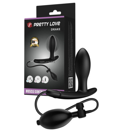 Plug anale gonfiabile in silicone stimolatore indossabileanale sextoys per coppie fetish