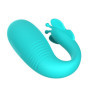 vibratore indossabile stimolatore clitoride vaginale in silicone con telecomando sextoys per coppie