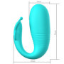 vibratore indossabile stimolatore clitoride vaginale in silicone con telecomando sextoys per coppie
