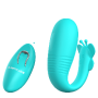 vibratore indossabile stimolatore clitoride vaginale in silicone con telecomando sextoys per coppie