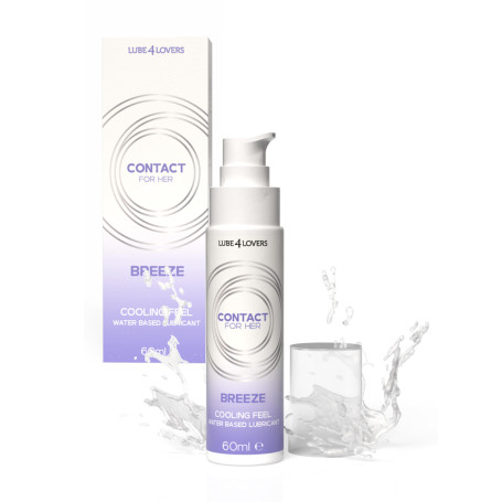 Lubrificante gel intimo effetto freddo stimolante vaginale a base d'acqua per lei