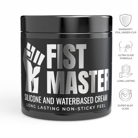 Lubrificante anale silicone e waterbased extra denso per fisting 500 ml
