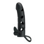 Guaina indossabile per pene in silicone con bullet vibrante per lei sextoys in silicone per coppie