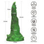 Dildo monster ricaricabile fallo doppio in silicone vaginale anale sextoys big