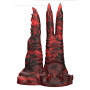 Dildo monster vibrante in silicone fallo doppio anale vaginale
