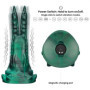 Dildo monster doppio in silicone fallo vaginale anale ricaricabile per lei