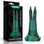 Dildo monster doppio in silicone fallo vaginale anale ricaricabile per lei