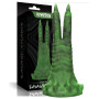 Dildo monster ricaricabile fallo doppio in silicone vaginale anale sextoys big