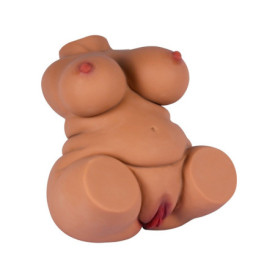 Masturbatore realistico con ano e vagina penetrabile stimolatore pene realistico