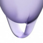 coppetta mestruale per donna vaginale in silicone viola satisfyer