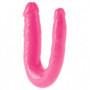 Fallo doppio realistico vaginale anale dildo morbido double sex toy per coppia