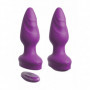 vibratore anale plug con telecomando fallo dildo vibrante ricaricabile in silcone