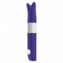 Stimolatore vaginale per clitoride ricaricabile mini vibratore in silicone viola