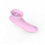 Stimolatore vaginale vibrante in silicone vibratore ricaricabile clitoride donna