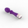 Vibromassaggiatore wand vibratore vaginale e clitoride in silicone ricaricabile
