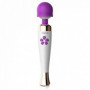 Vibromassaggiatore wand in silicone ricaricabile vibratore vaginale e clitoride