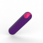 Vibratore vaginale mini stimolatore a rossetto vibrante in silicone ricaricabile