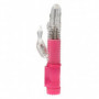 Vibratore rabbit doppio sex toy rosa stimolatore vaginale realistico vaginale