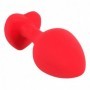 Plug anale con pietra cuore stimolatore in silicone dilatatore sextoys anal butt