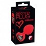 Plug anale con pietra cuore stimolatore in silicone dilatatore sextoys anal butt