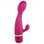 Vibratore doppio stimolatore vaginale clitoride fallo rabbit vibrante silicone