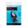 Plug anale grande dilatatore tappo anal butt in silicone nero stimolatore sextoy