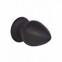 Plug anale grande dilatatore tappo anal butt in silicone nero stimolatore sextoy