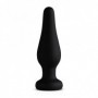 Set 3 pz plug anale in silicone stimolatore dilatatore anal butt nero kit sextoy