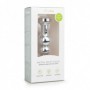 Fallo anale in metallo dilatatore con pietra tappo anal plug butt stimolatore